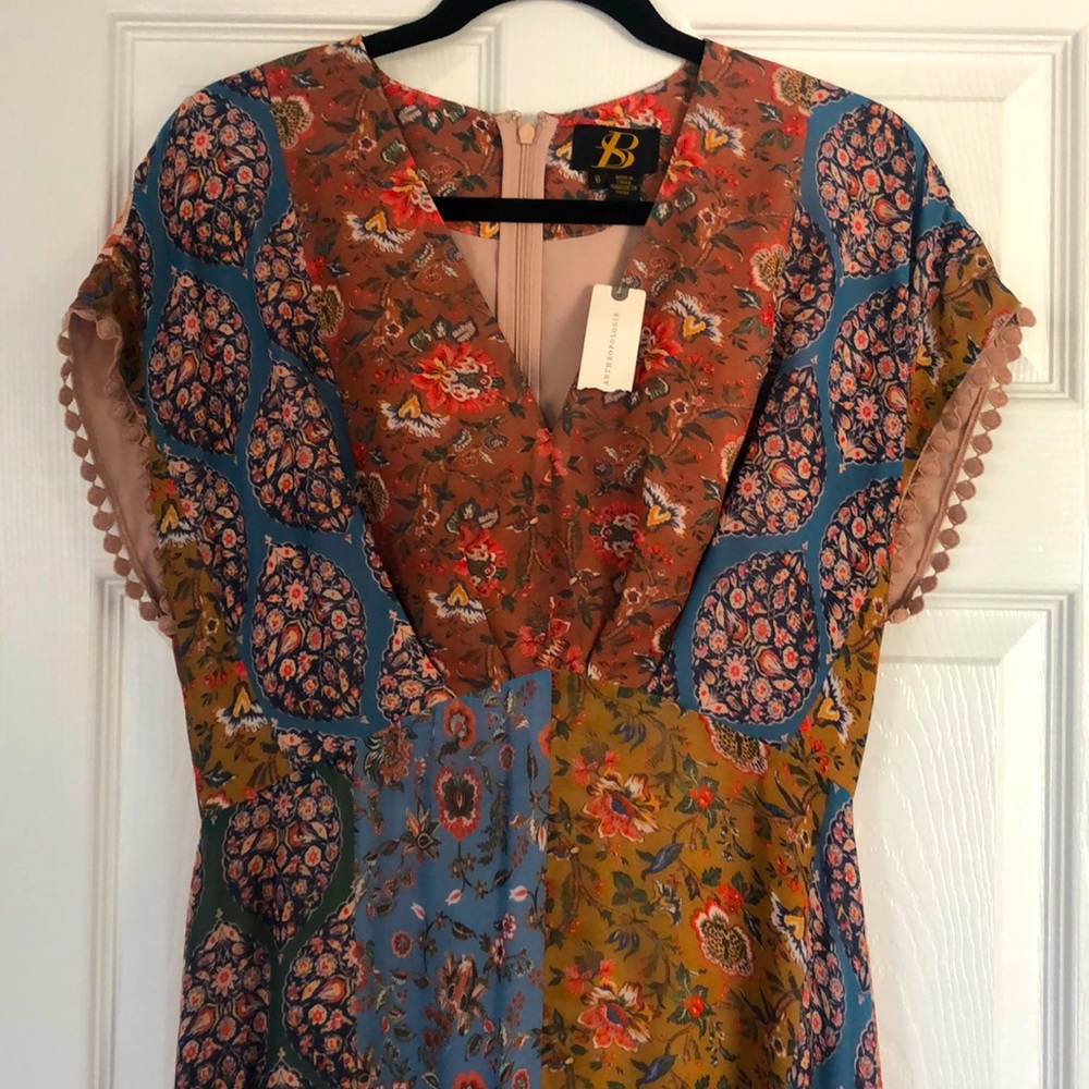 Anthropologie Patchwork Dress